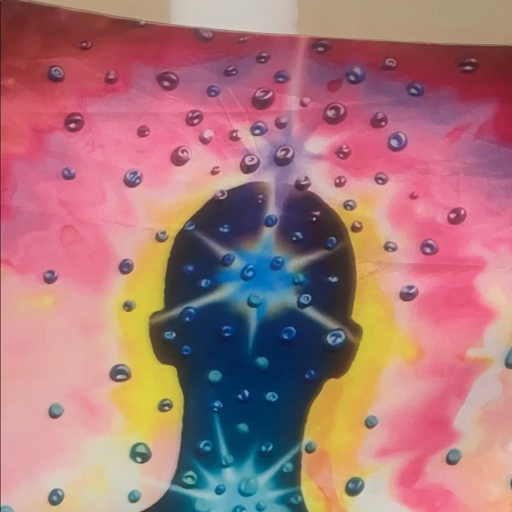 Mystical Multicolor Meditation Tapestry